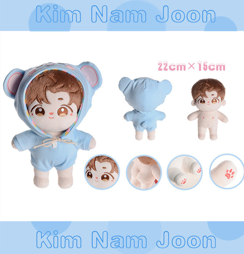 DOLL BTS + ROUPINHA BT21 (todos os integrantes)