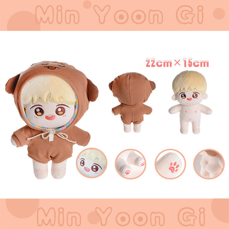 DOLL BTS + ROUPINHA BT21 (todos os integrantes)