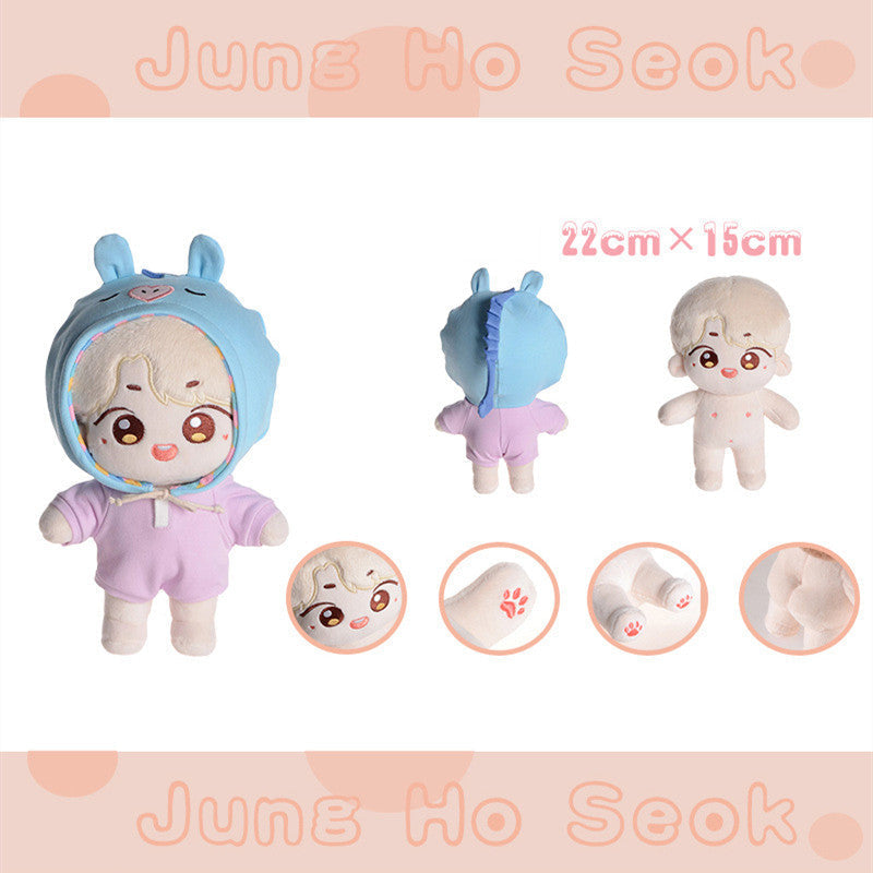 DOLL BTS + ROUPINHA BT21 (todos os integrantes)