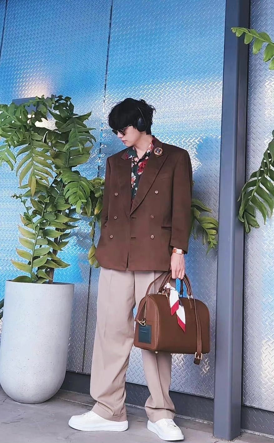 MUTE BOSTON BAG by V BTS EM COURO (em 2 tamanhos)
