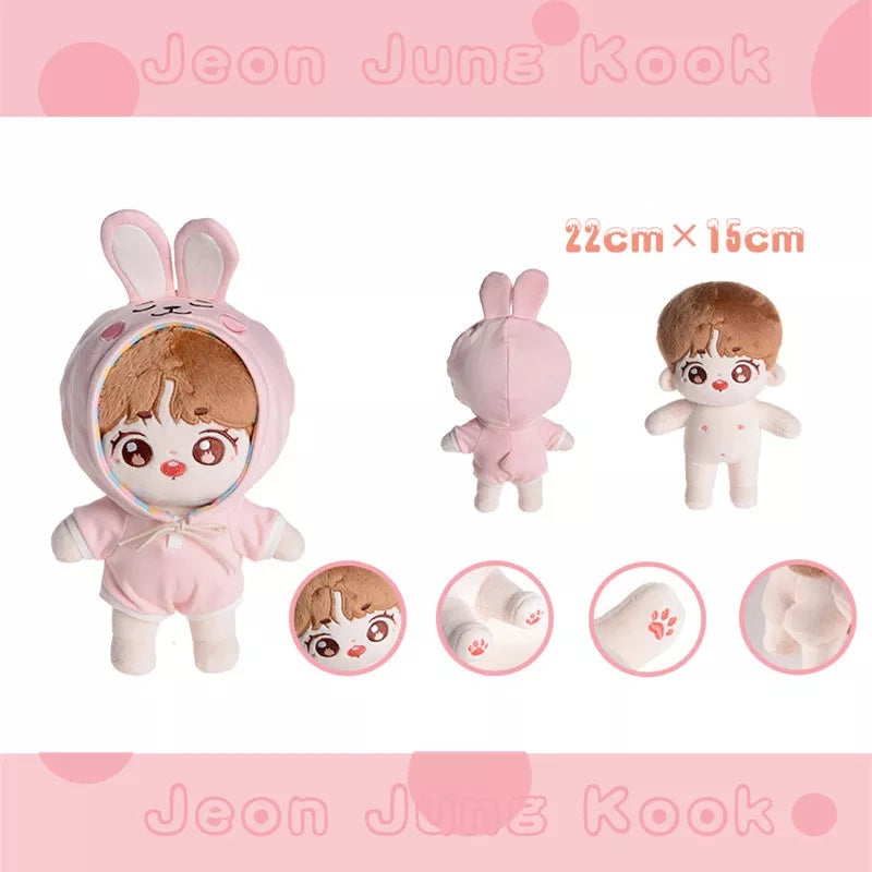 DOLL BTS + ROUPINHA BT21 (todos os integrantes)