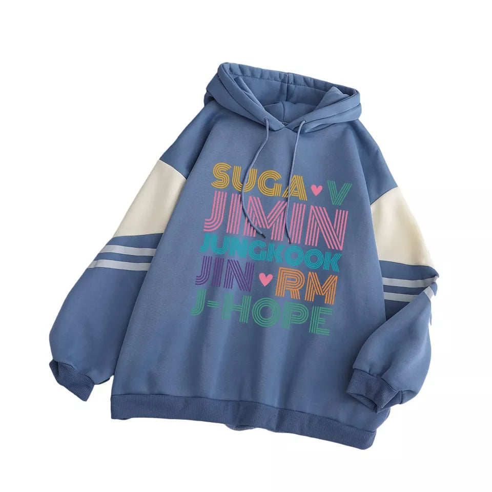 SUDADERA BTS (tres colores)