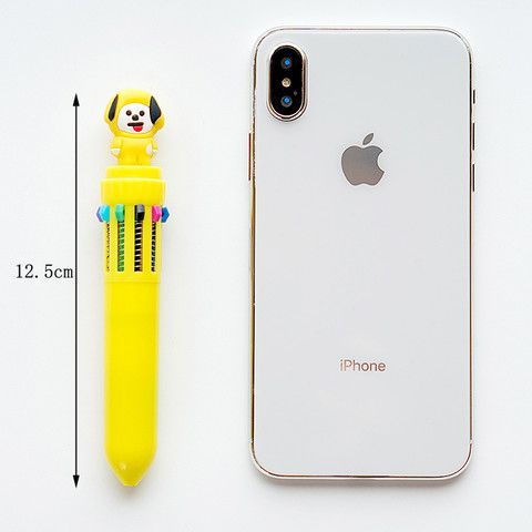 KIT CON 8 BOLÍGRAFOS 10 COLORES BT21