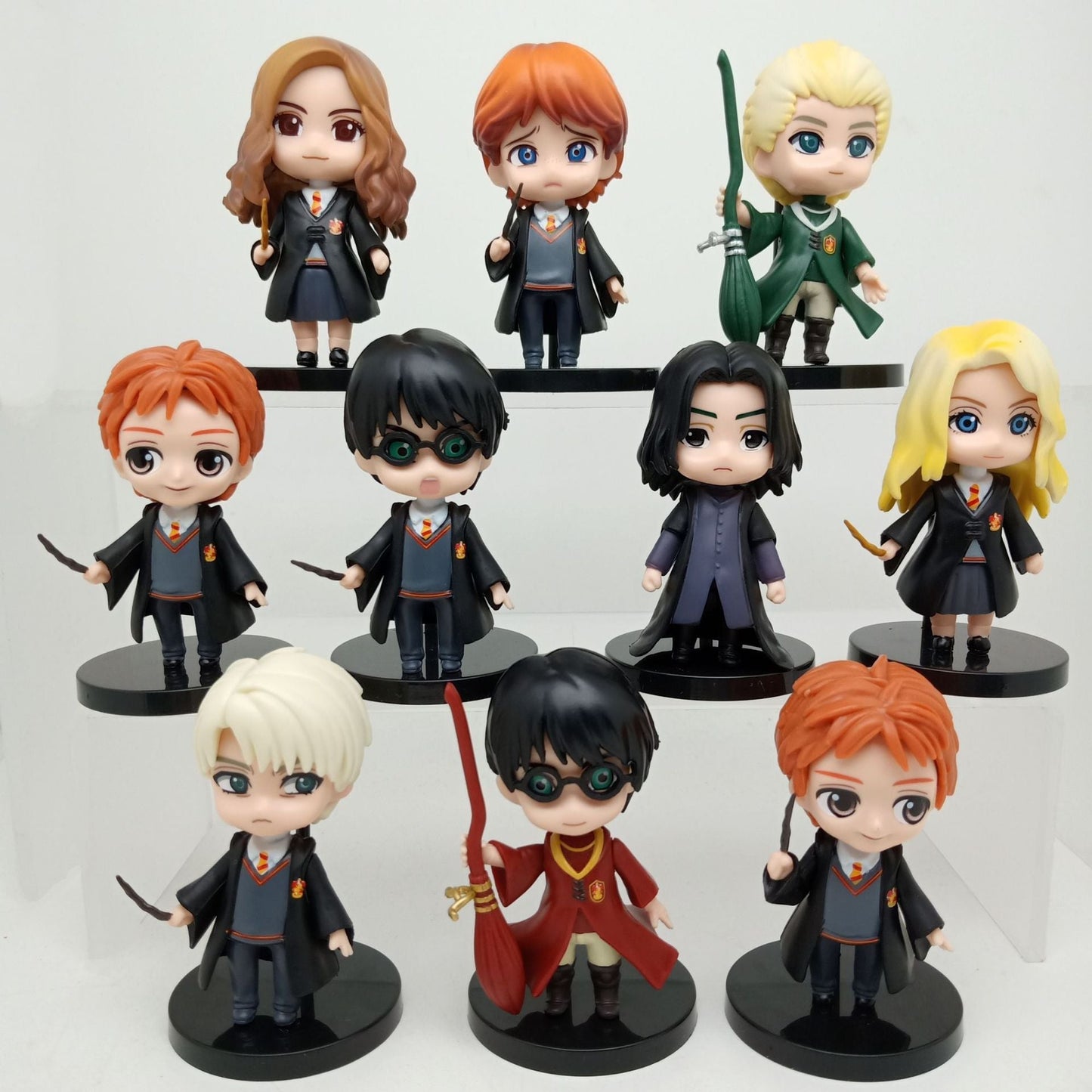 KIT CON 10 FIGURAS DE ACCIÓN DE HARRY POTTER