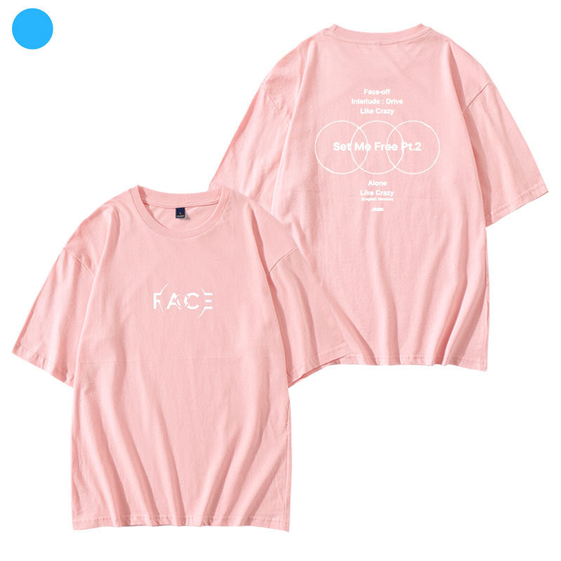 CAMISETA JIMIN FACE 100% ALGODÃO