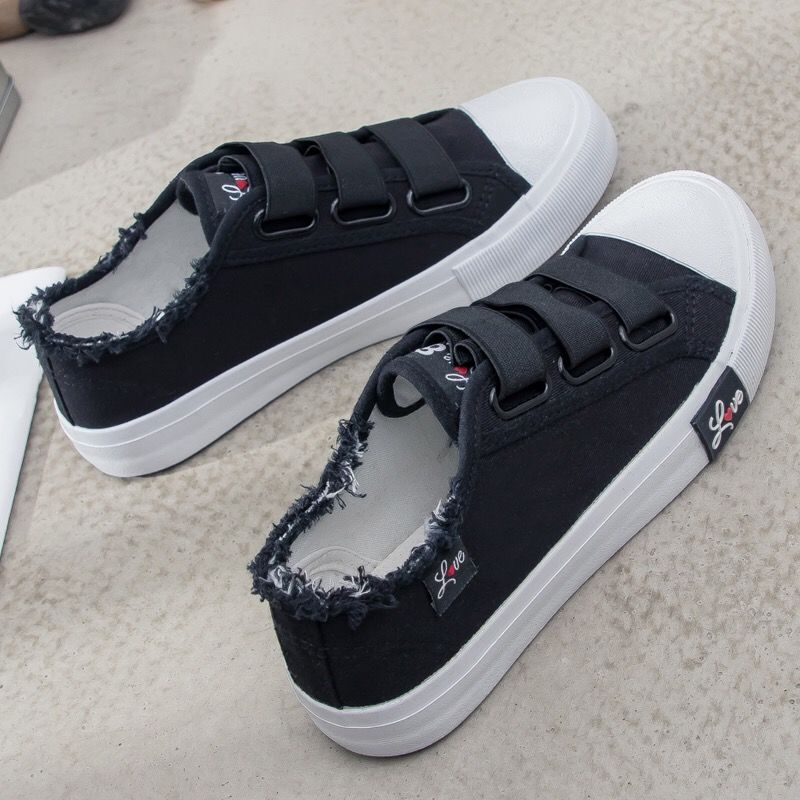 TÊNIS FEMININO LOVE (azul, rosa e preto)