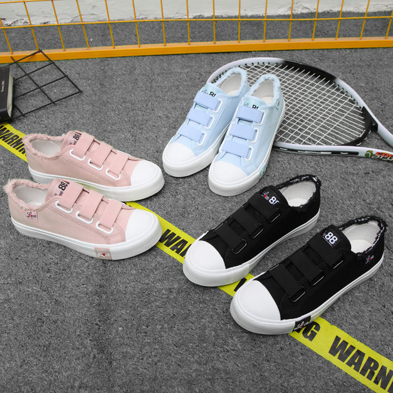 TÊNIS FEMININO LOVE (azul, rosa e preto)