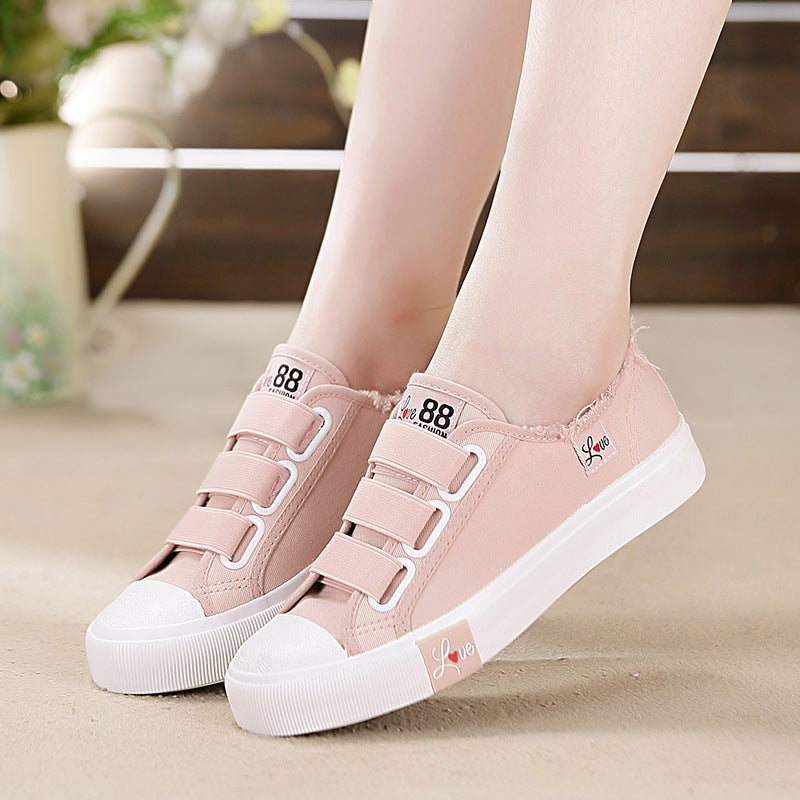 TÊNIS FEMININO LOVE (azul, rosa e preto)