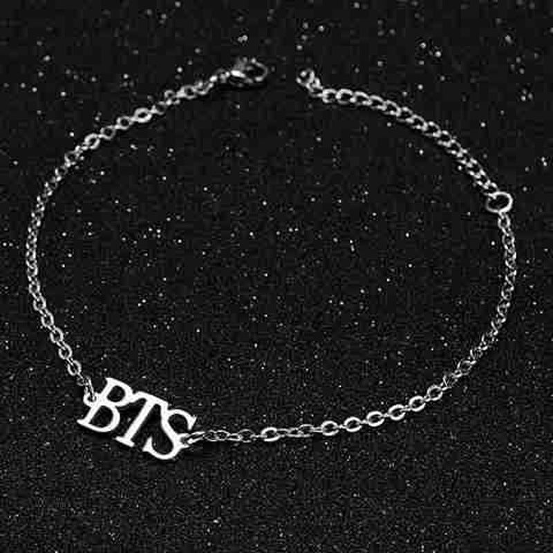 PULSERAS DE ACERO INOXIDABLE BTS (todos los miembros)