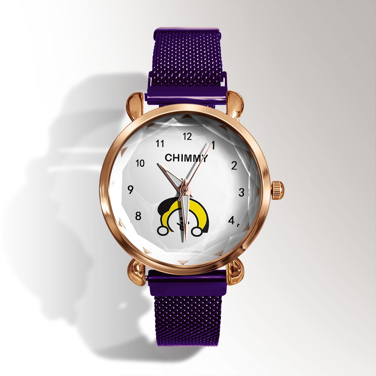 RELÓGIOS BT21 C/ PULSEIRA EM AÇO INOX (todos os personagens)