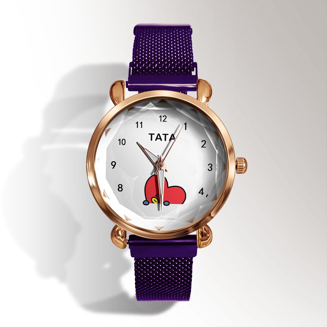 RELÓGIOS BT21 C/ PULSEIRA EM AÇO INOX (todos os personagens)