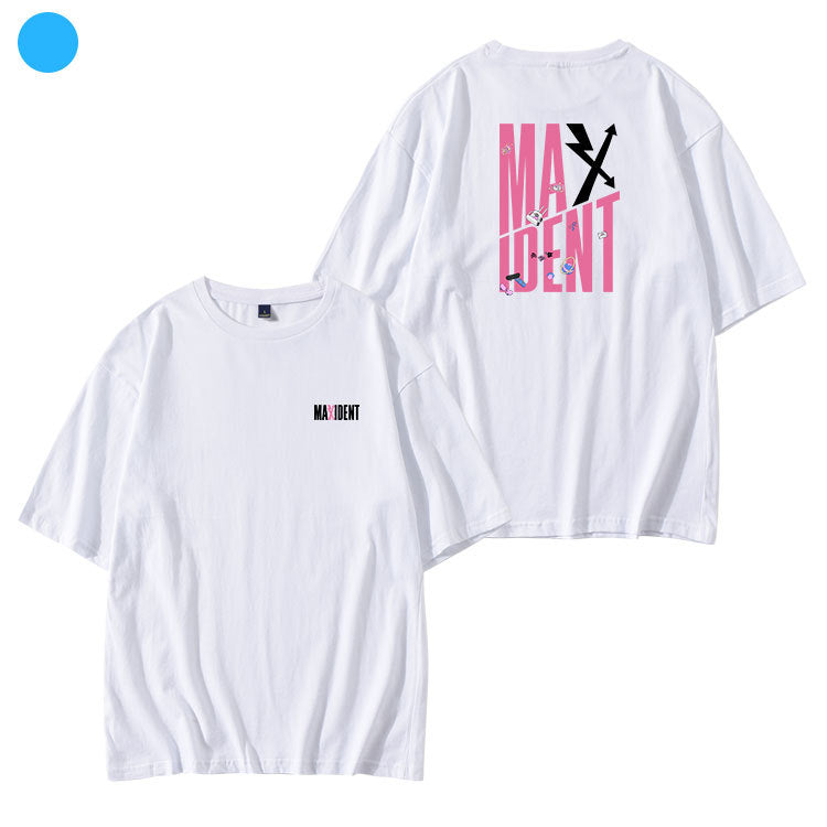 STRAY KIDS MAXIDENT 100% COTTON T-SHIRT (various colors)