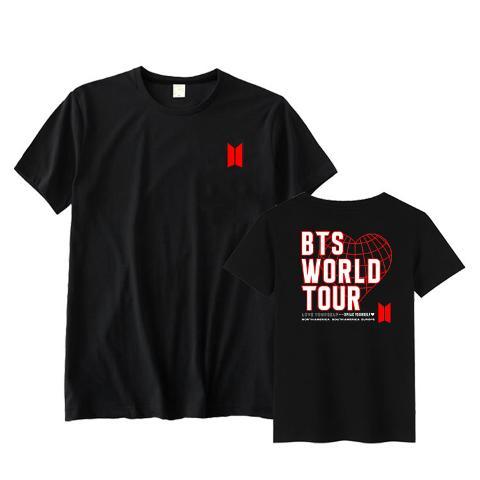 CAMISETAS BTS WORLD TOUR L.Y SPEAK YOURSELF 100% ALGODÃO