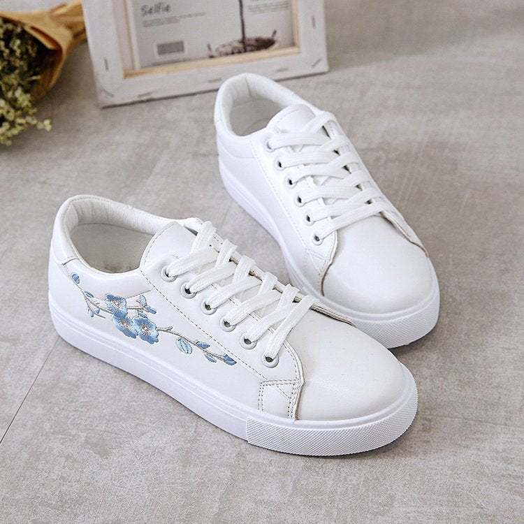 TÊNIS FEMININO FLOWER (azul e rosa)