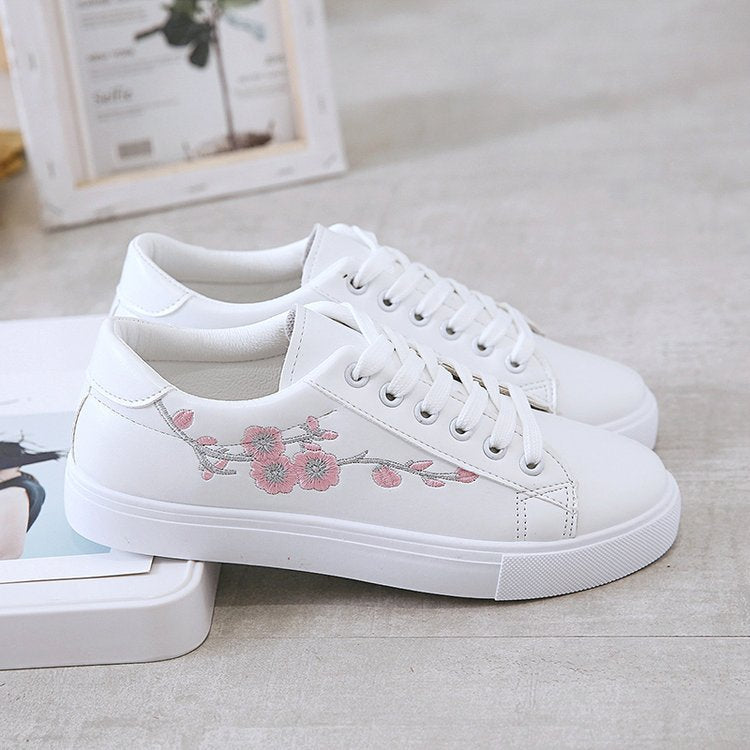 TÊNIS FEMININO FLOWER (azul e rosa)