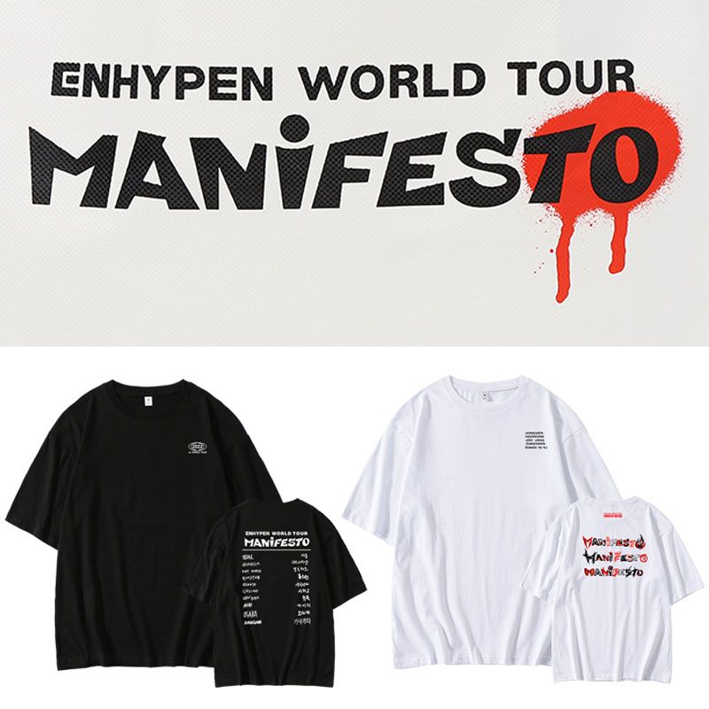 ENHYPEN TSHIRT/ manifesto 2024 tour