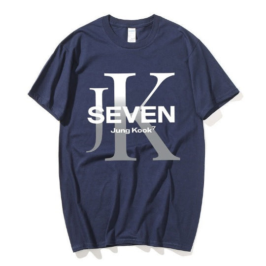 CAMISETAS JUNGKOOK SEVEN 100% ALGODÃO (várias cores)