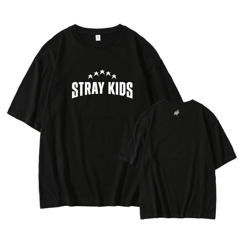 CAMISETA E CAMISA MANGA LONGA STRAY KIDS 100% ALGODÃO