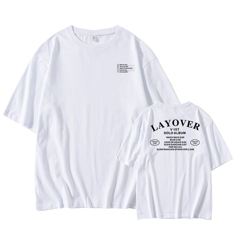CAMISETA V LAYOVER 100% ALGODÃO