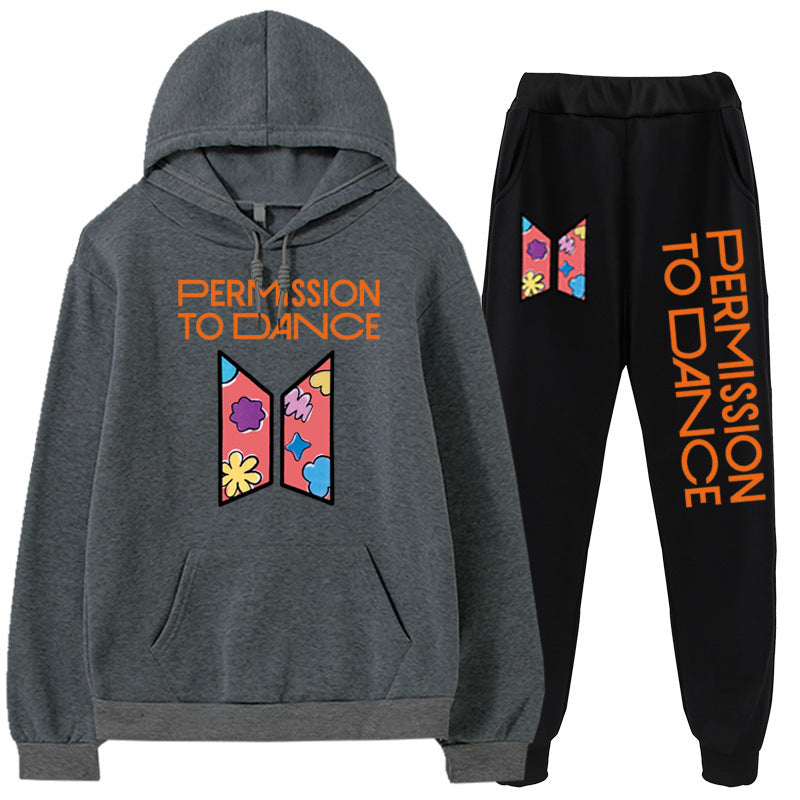 CONJUNTO MOLETOM E CALÇA BTS PERMISSION TO DANCE