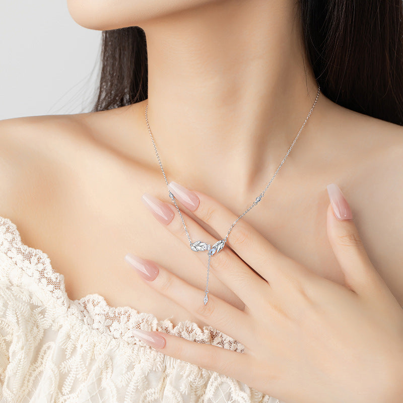 COLLAR/ANILLO ROCÍO MATUTINO EN PLATA 925