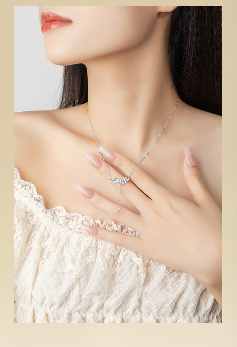 COLLAR/ANILLO ROCÍO MATUTINO EN PLATA 925