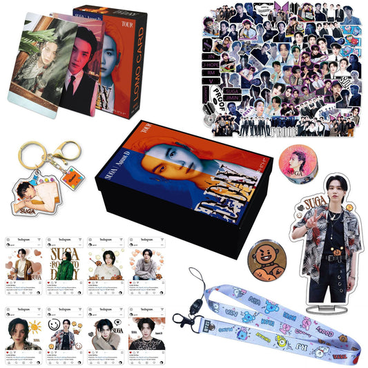 AGUST D SUGA D'DAY BOX COM 159 PÇS (CAIXA PRESENTEÁVEL C/ VÁRIOS ITENS!✨)