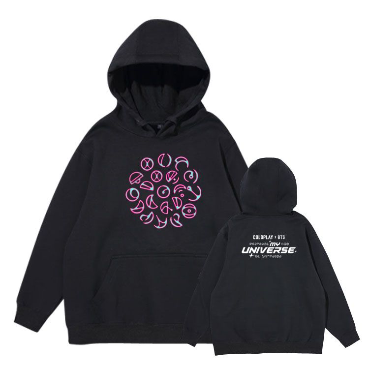 BTS/COLDPLAY MY UNIVERSE SWEATSHIRT (in four colors)