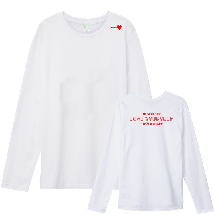 CAMISA BTS TOUR L.Y. SPEAK YOURSELF 100% ALGODÃO