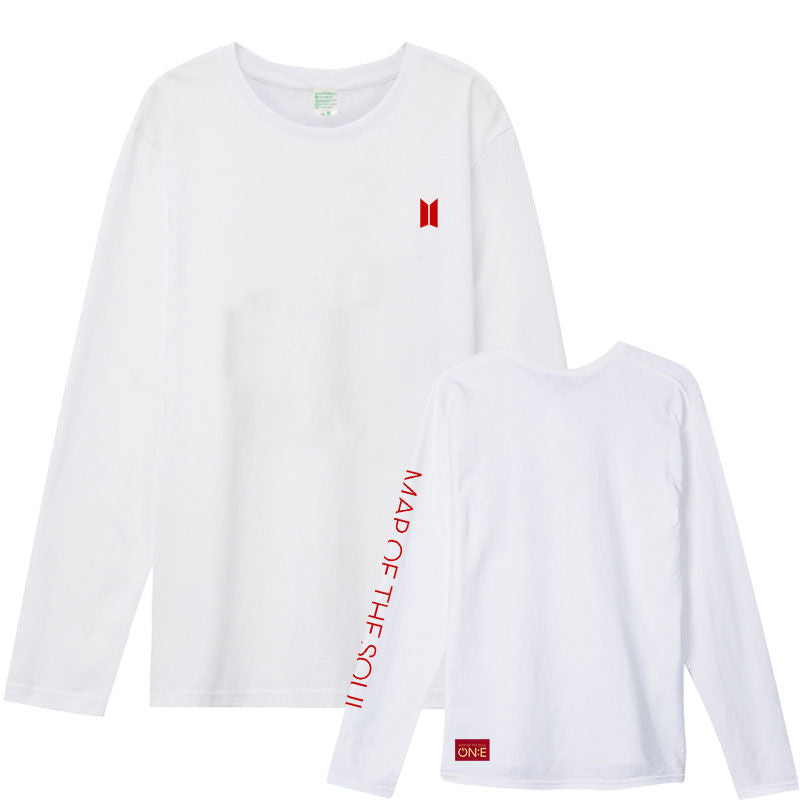CAMISA BTS MAP OF THE SOUL ON:E 100% ALGODÃO