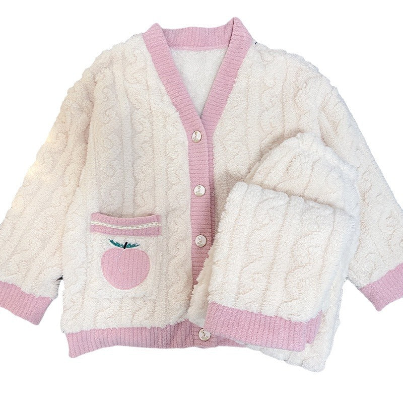 PIJAMA DE INVIERNO DE LANA (en dos colores)