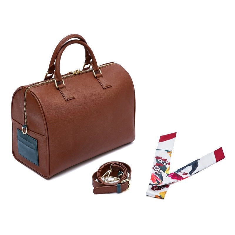 MUTE BOSTON BAG by V BTS EM COURO (em 2 tamanhos)
