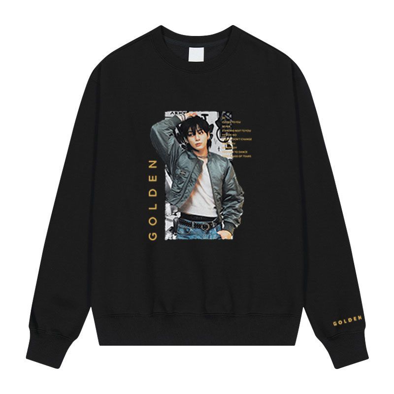 MOLETOM JUNGKOOK GOLDEN (Com capuz e Sem capuz)