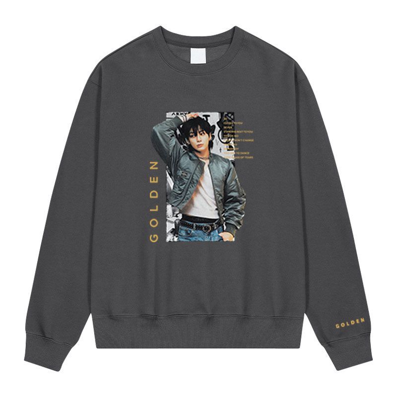 MOLETOM JUNGKOOK GOLDEN (Com capuz e Sem capuz)