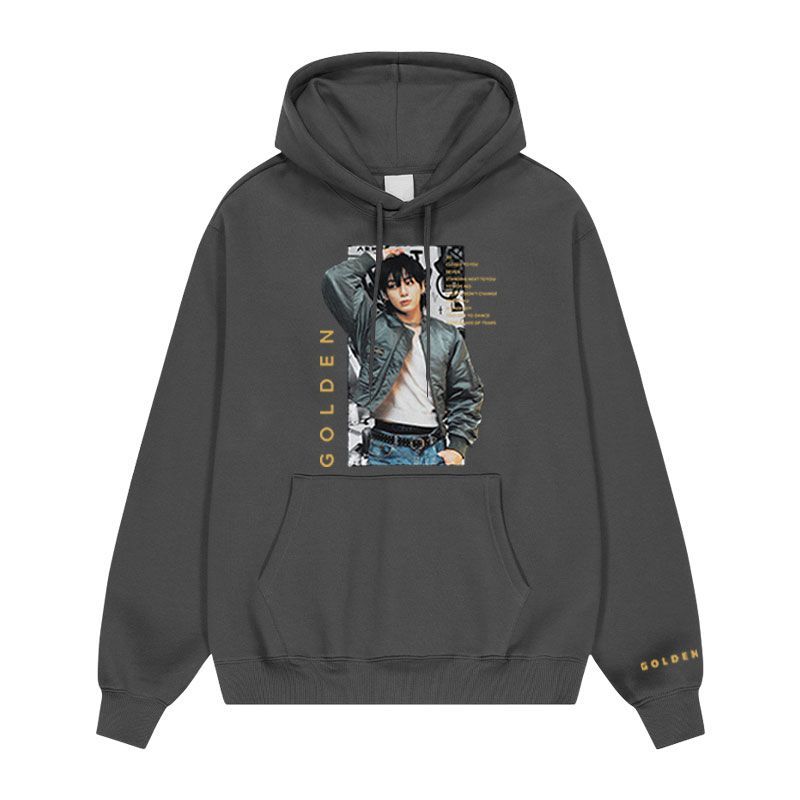 MOLETOM JUNGKOOK GOLDEN (Com capuz e Sem capuz)
