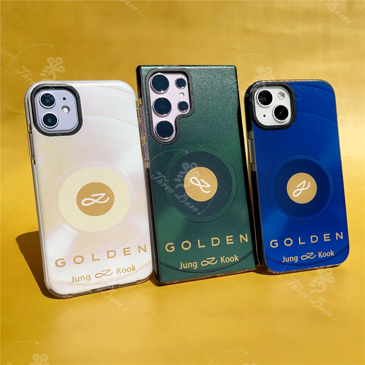FUNDAS DORADAS PARA CELULAR JUNGKOOK - IPHONE ¡VARIOS MODELOS!