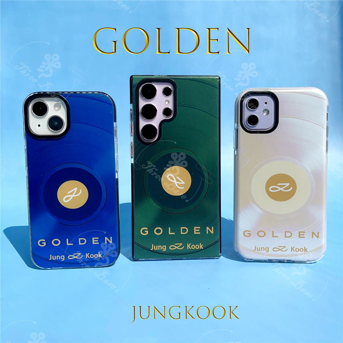 FUNDAS DORADAS PARA CELULAR JUNGKOOK - IPHONE ¡VARIOS MODELOS!