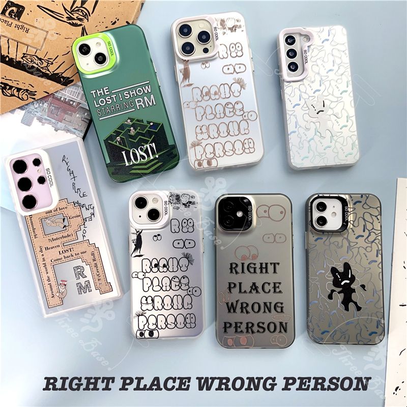 FUNDAS PARA TELÉFONOS CELULARES RM RIGHT PLACE WRONG PERSON - SAMSUNG ¡VARIOS MODELOS!