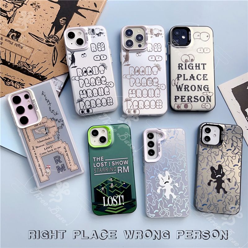 FUNDAS PARA TELÉFONOS CELULARES RM RIGHT PLACE WRONG PERSON - SAMSUNG ¡VARIOS MODELOS!