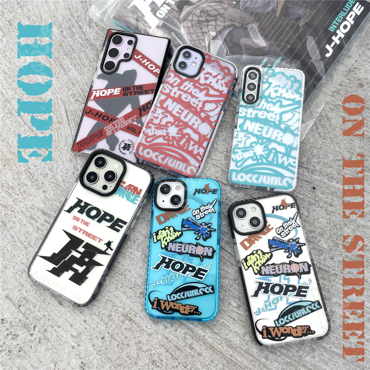 FUNDAS PARA CELULARES J HOPE ON THE STREET - SAMSUNG ¡VARIOS MODELOS!