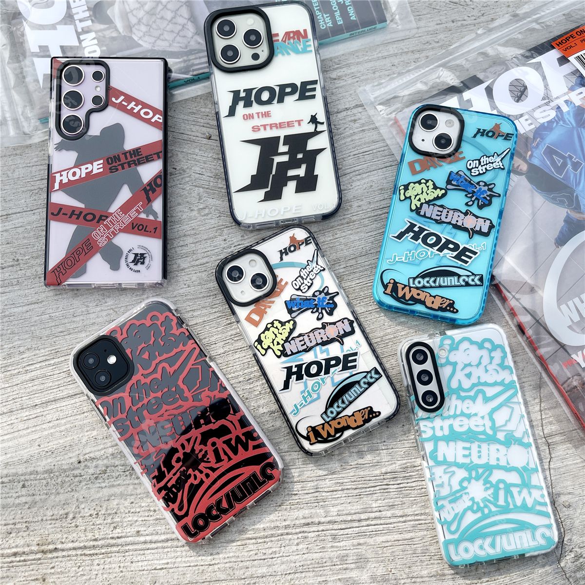 FUNDAS PARA CELULARES J HOPE ON THE STREET - SAMSUNG ¡VARIOS MODELOS!
