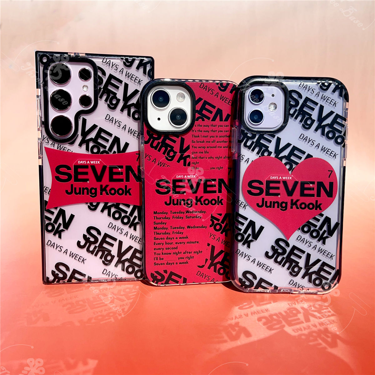 FUNDAS PARA CELULAR JUNGKOOK SEVEN - IPHONE ¡VARIOS MODELOS!
