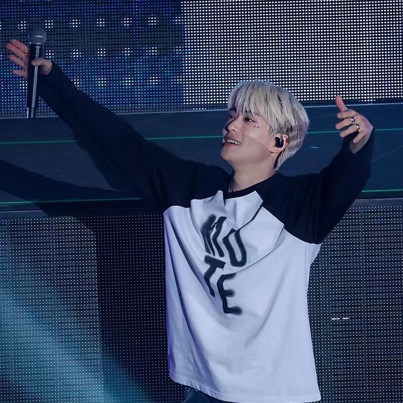 CAMISA MANGA LONGA NCT127 MUTE 100% ALGODÃO