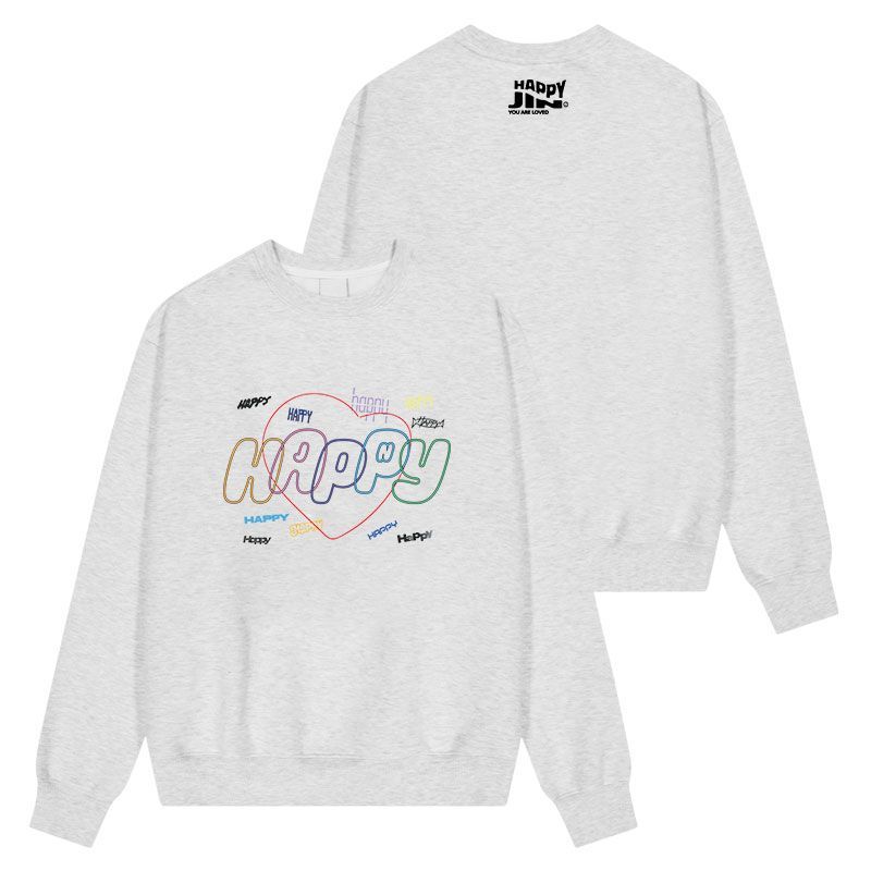 JIN HAPPY SWEATSHIRTS - VARIOUS COLORS / MODELS!