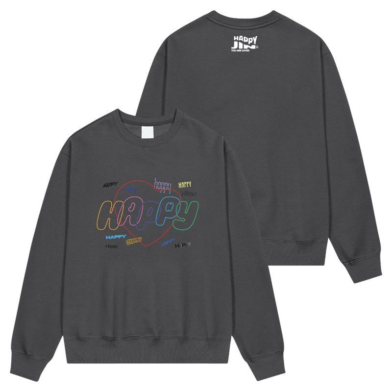 JIN HAPPY SWEATSHIRTS - VARIOUS COLORS / MODELS!