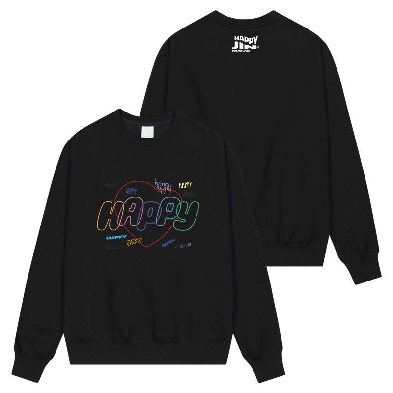 JIN HAPPY SWEATSHIRTS - VARIOUS COLORS / MODELS!