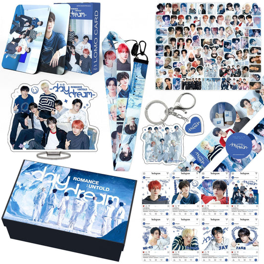 BOX ENHYPEN ROMANCE: UNTOLD DAYDREAM 159 PÇS (CAIXA PRESENTEÁVEL C/ VÁRIOS ITENS!✨)