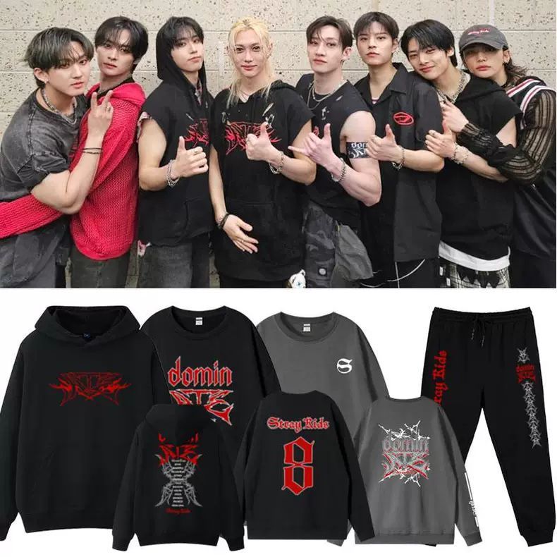STRAY KIDS DOMIN ATE TOUR SWEATSHIRTS