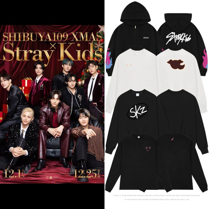 STRAY KIDS SHIRT AND SWEATSHIRTS