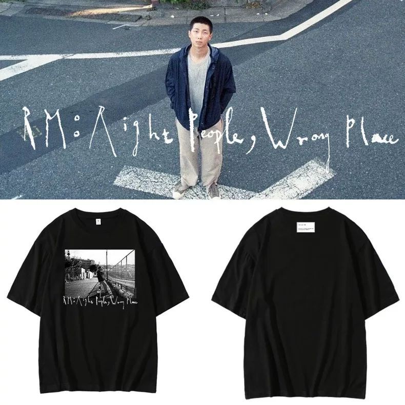 RM "RIGHT PLACE WRONG PERSON" MERCH T-SHIRT 100% COTTON